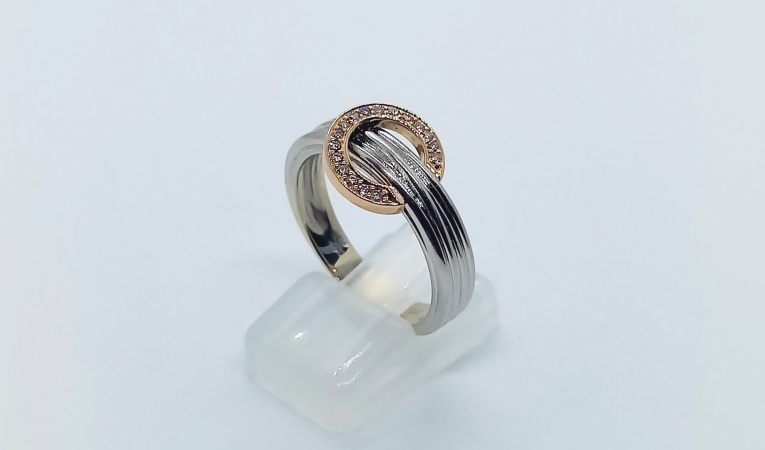 witgoud-cirkel-ring