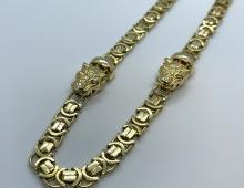 ketting koningsschakel met panter