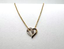 Ketting +hart hanger Ketting +hart hanger