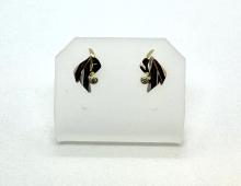 Oorbellen, tri-colour