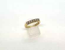 Ring rij-ring diamant