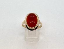 Ring bruine steen