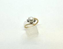 Ring 'parel' diamant