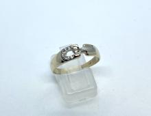 Ring bi-colour diamant
